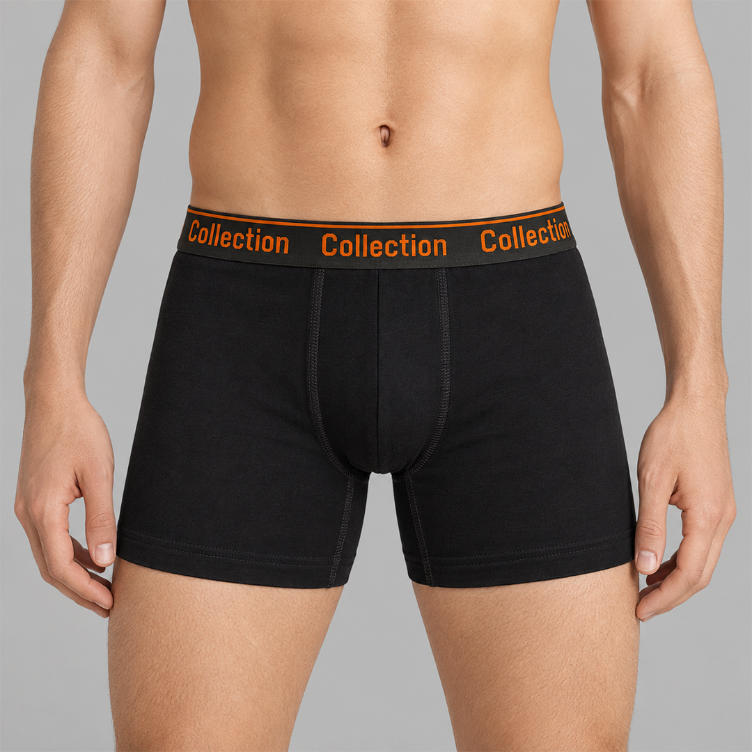 COLLECTION RIB BOXERS (Black)