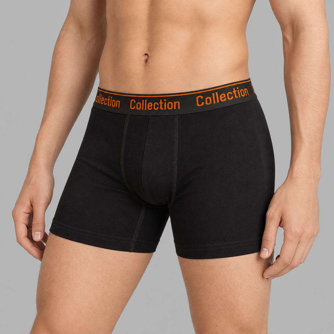 COLLECTION RIB BOXERS (Black)