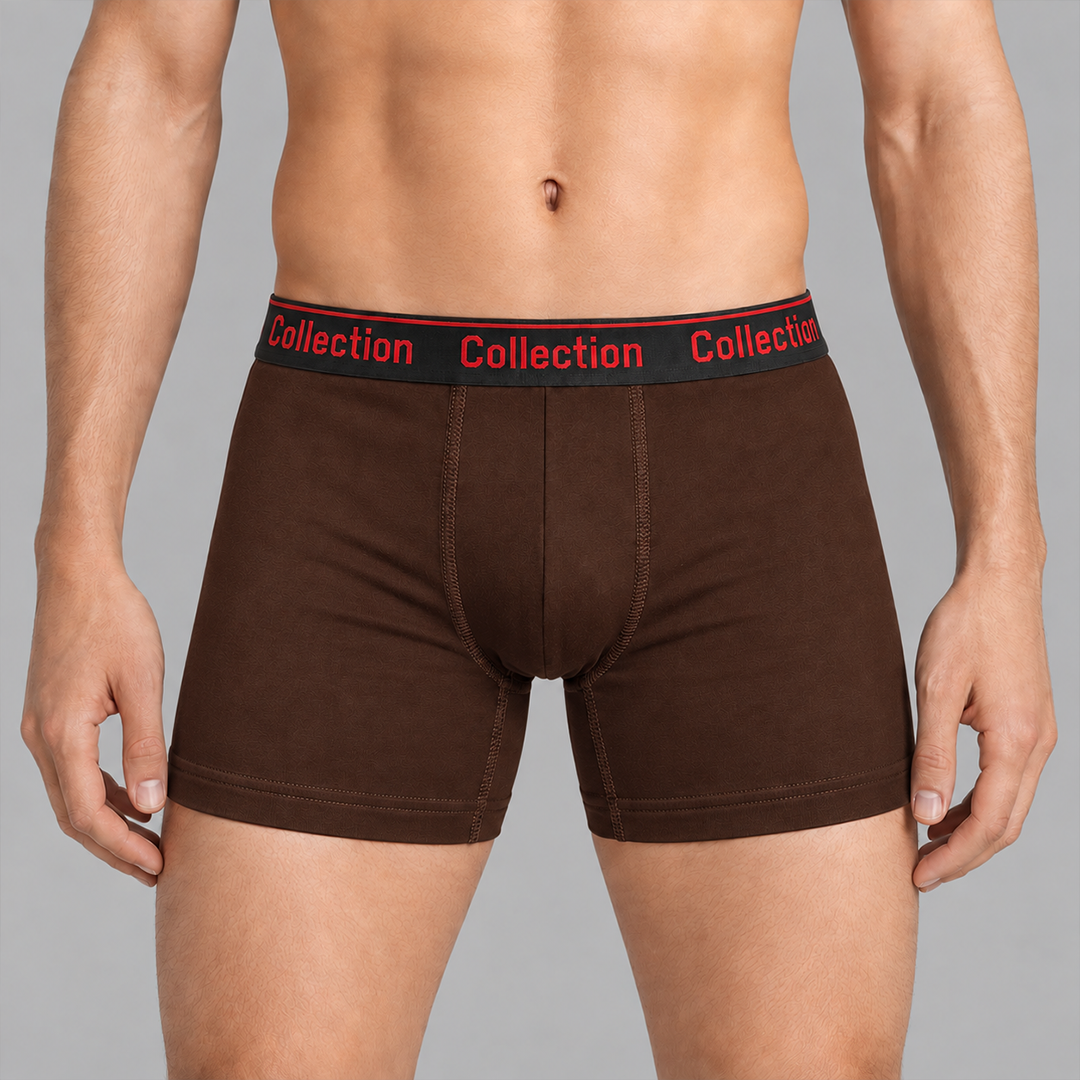 COLLECTION RIB BOXERS (Brown)