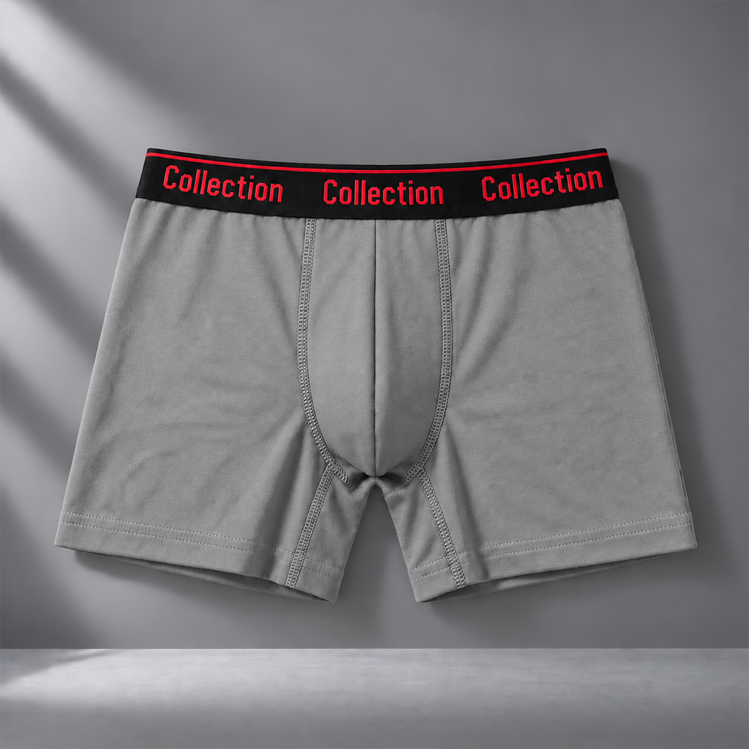 COLLECTION RIB BOXERS (Grey)