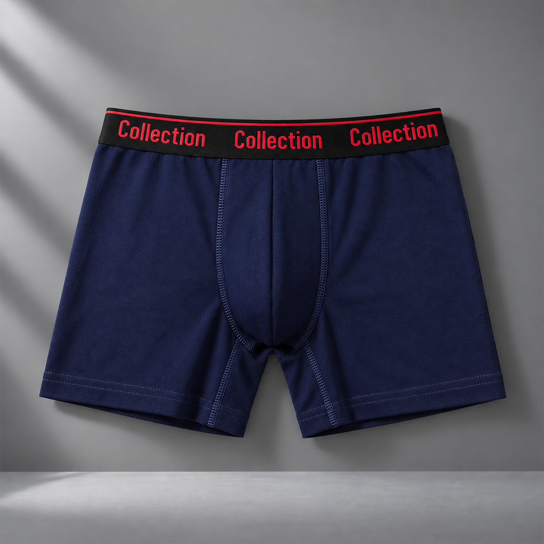 COLLECTION RIB BOXERS (Navy Blue)