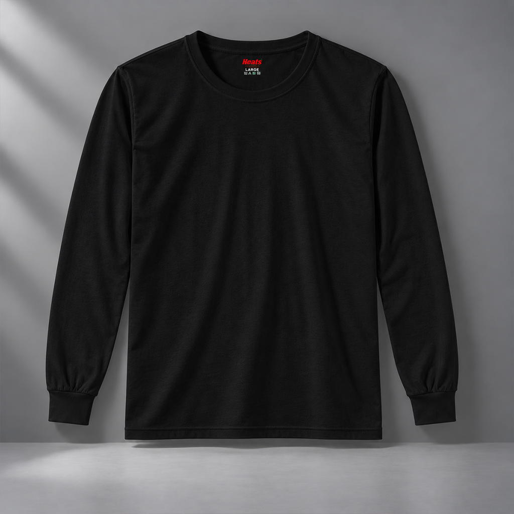 HEATS ROUND NECK(Black)