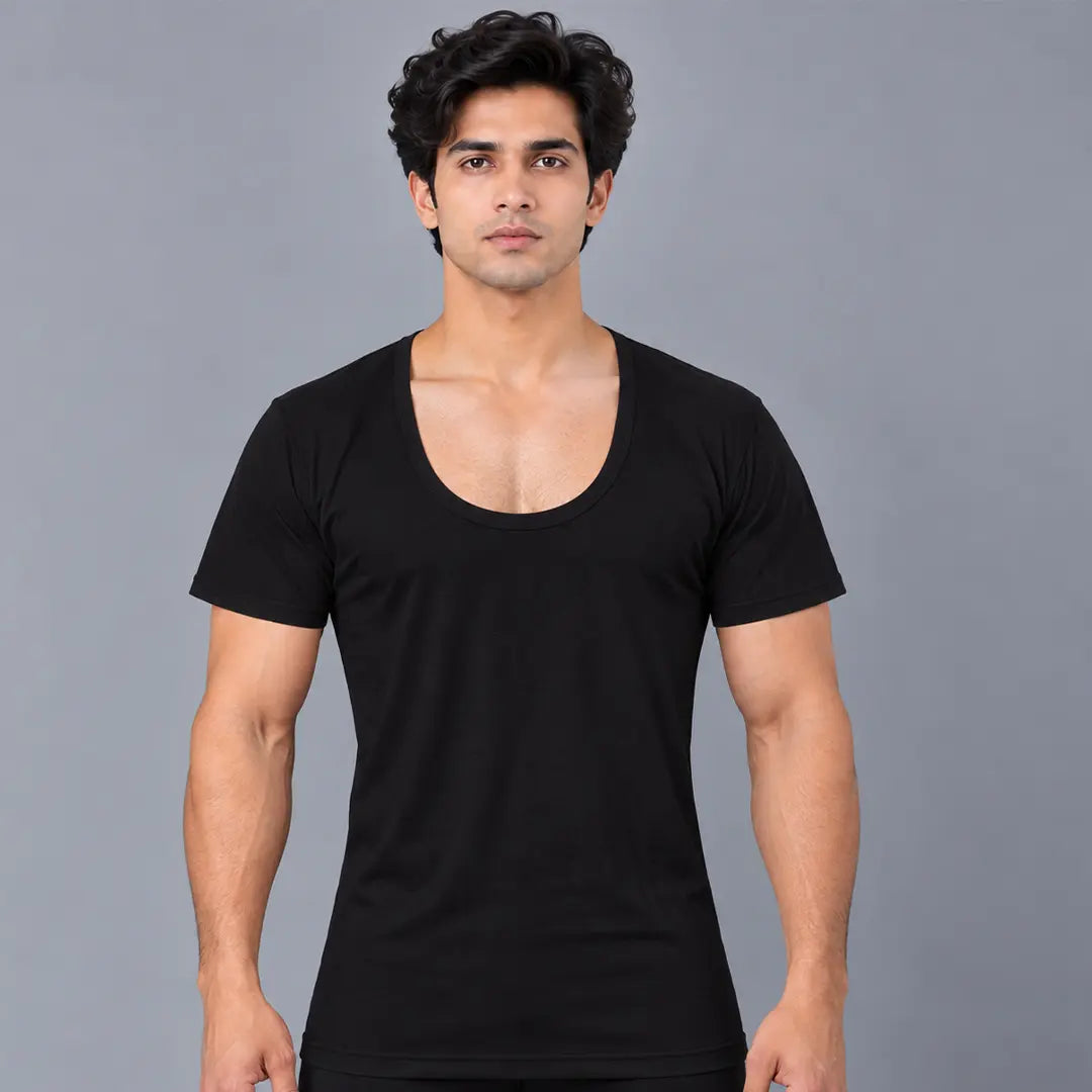 COLLECTION BLACK VEST (Half-Sleeves)