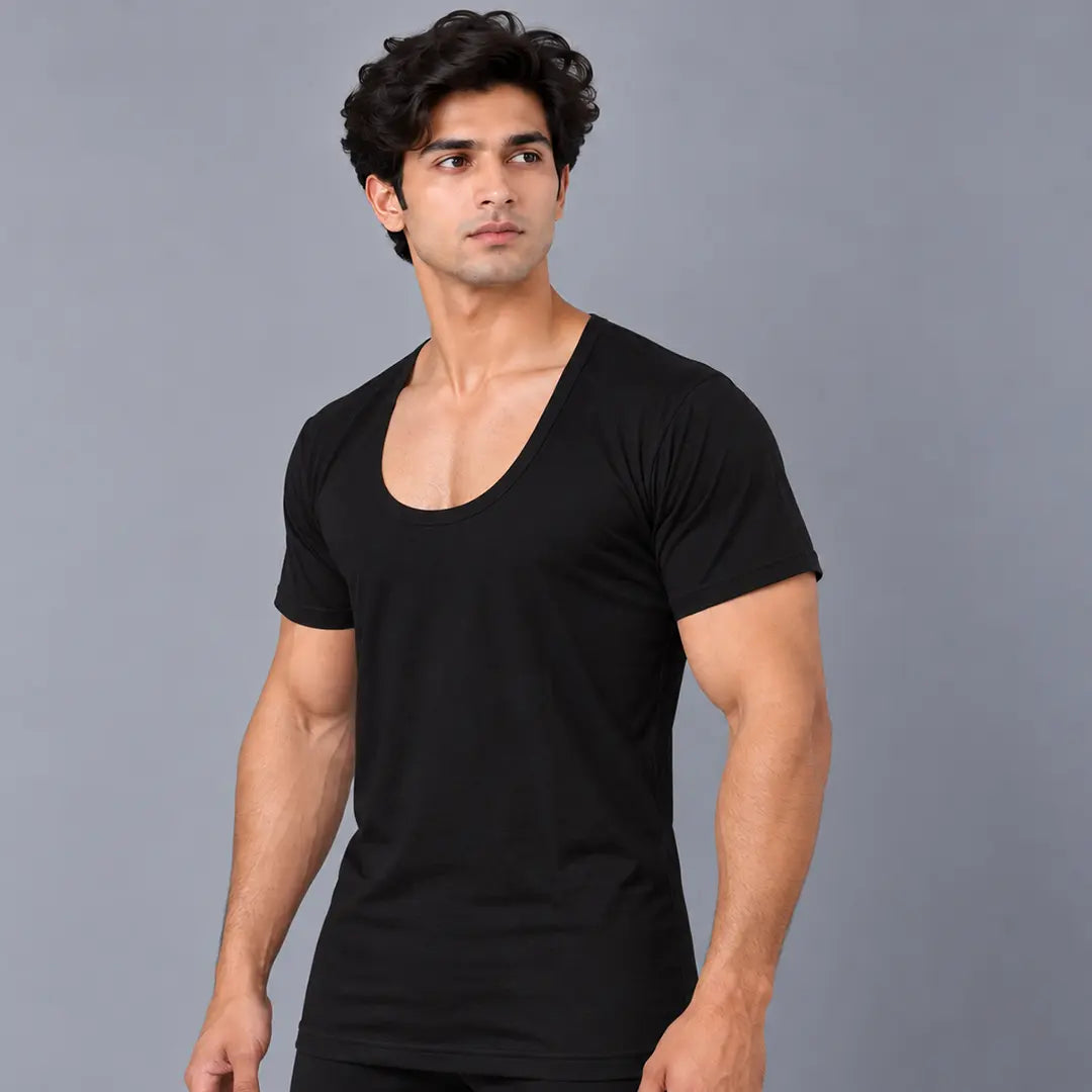 COLLECTION BLACK VEST (Half-Sleeves)