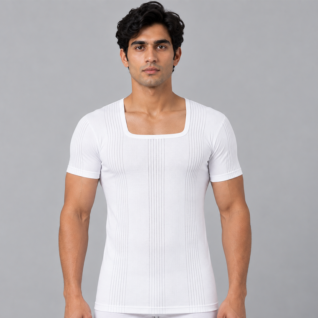 COLLECTION RIB VEST (Half-Sleeves)