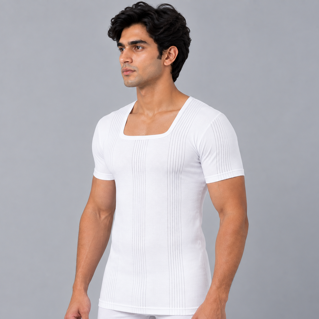 COLLECTION RIB VEST (Half-Sleeves)