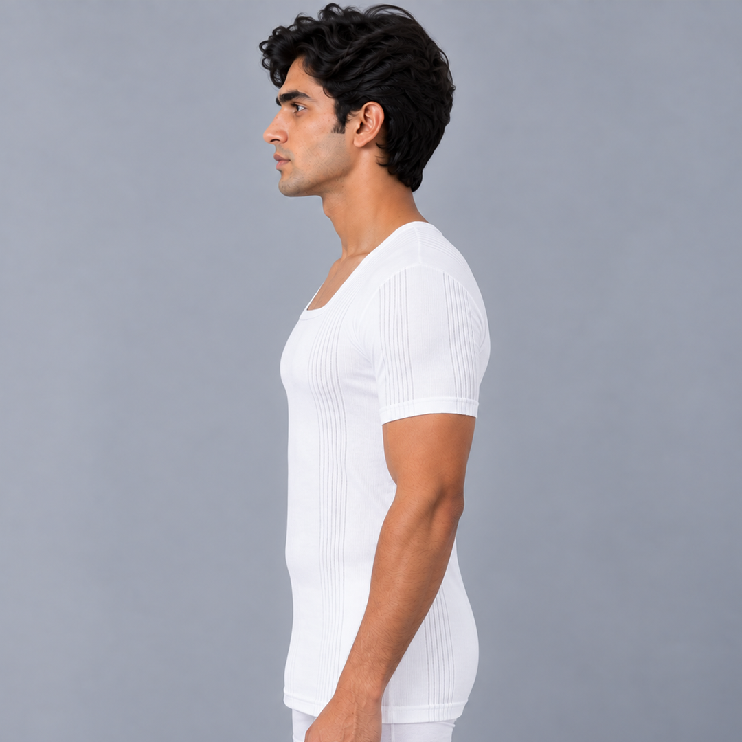 COLLECTION RIB VEST (Half-Sleeves)