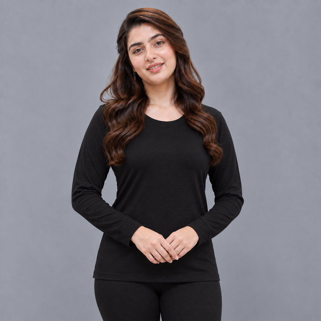 HEATS ROUND NECK (Black)