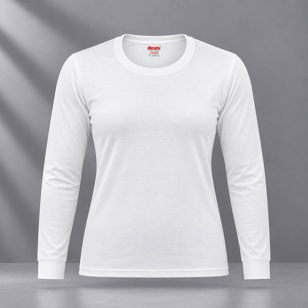 HEATS ROUND NECK (White)