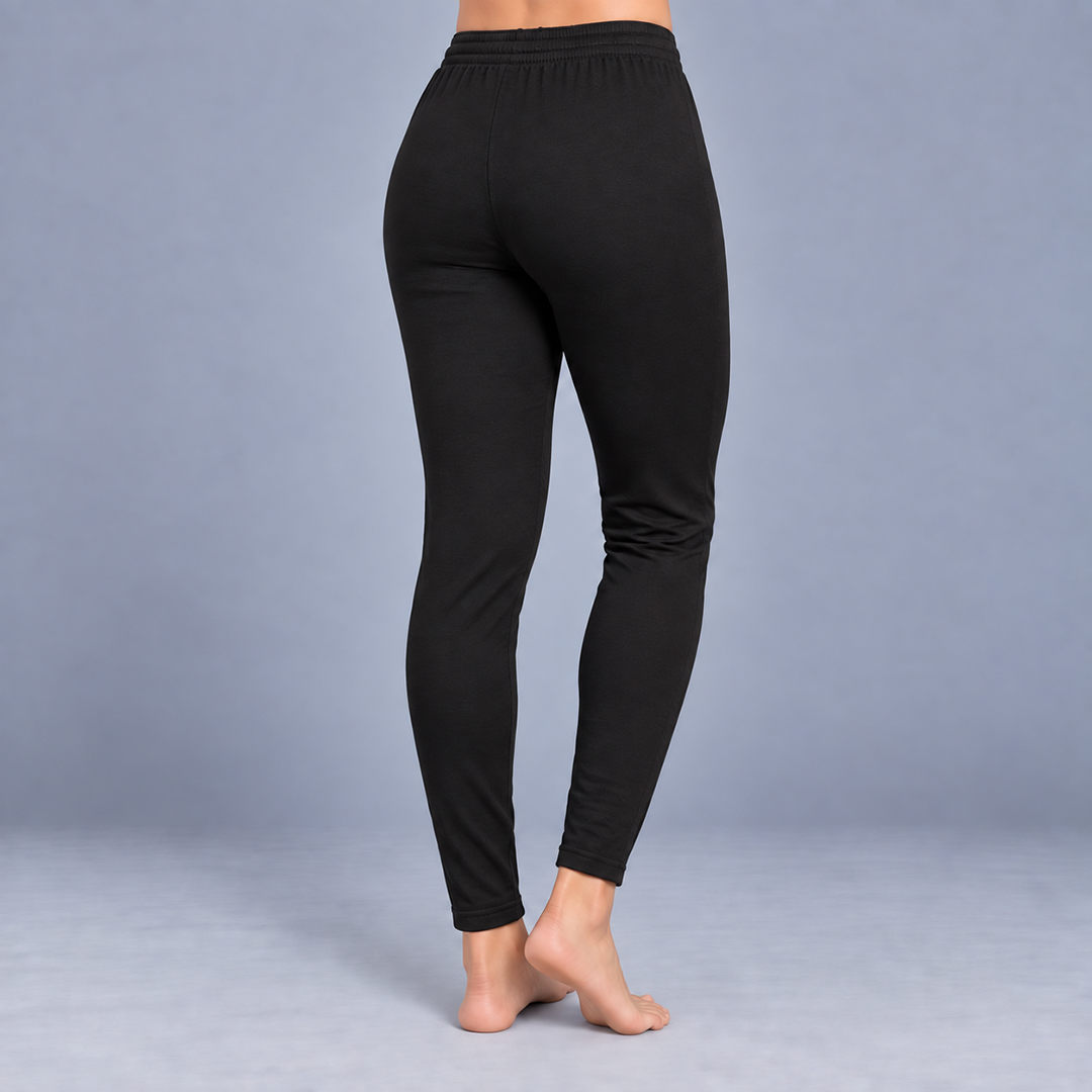 WOMEN COTTON LEGGINGS (Black)