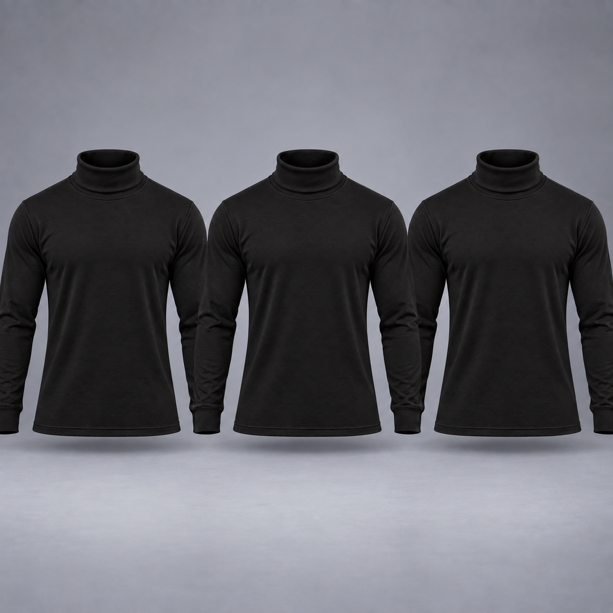 PACK OF 3 HEATS HI-NECK (Mens)
