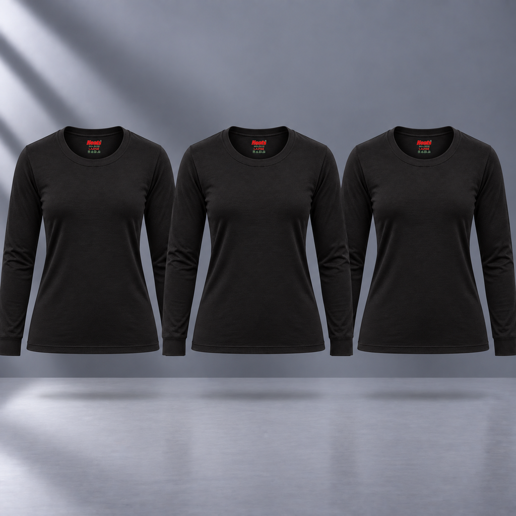 PACK OF 3 HEATS ROUND NECK (Women)