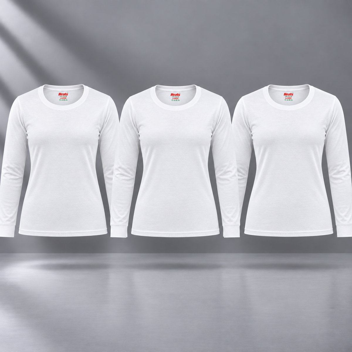 PACK OF 3 HEATS ROUND NECK (Women)
